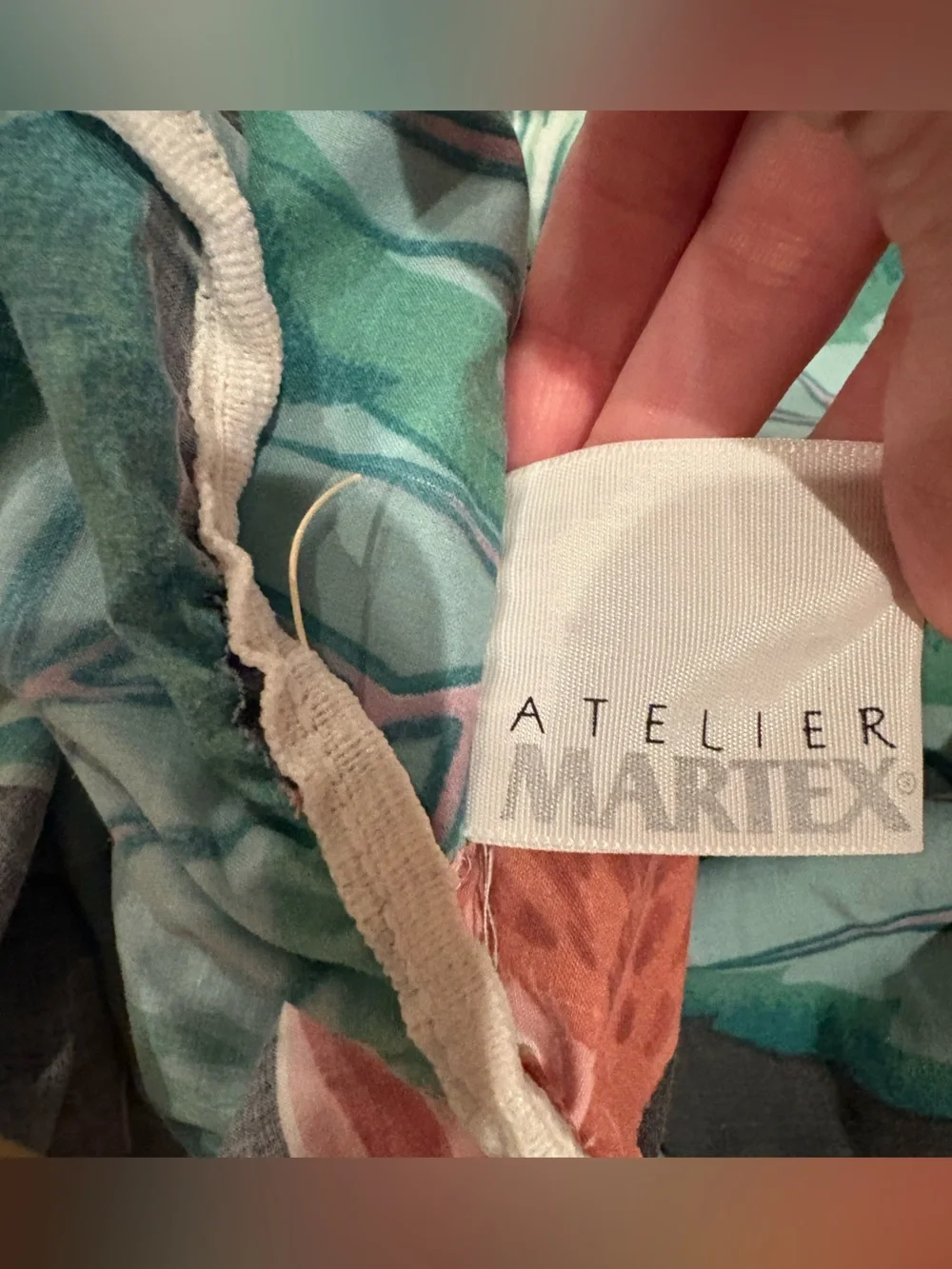 VTG Atelier MARTEX floral full sheet set fitted flat + 2 cases